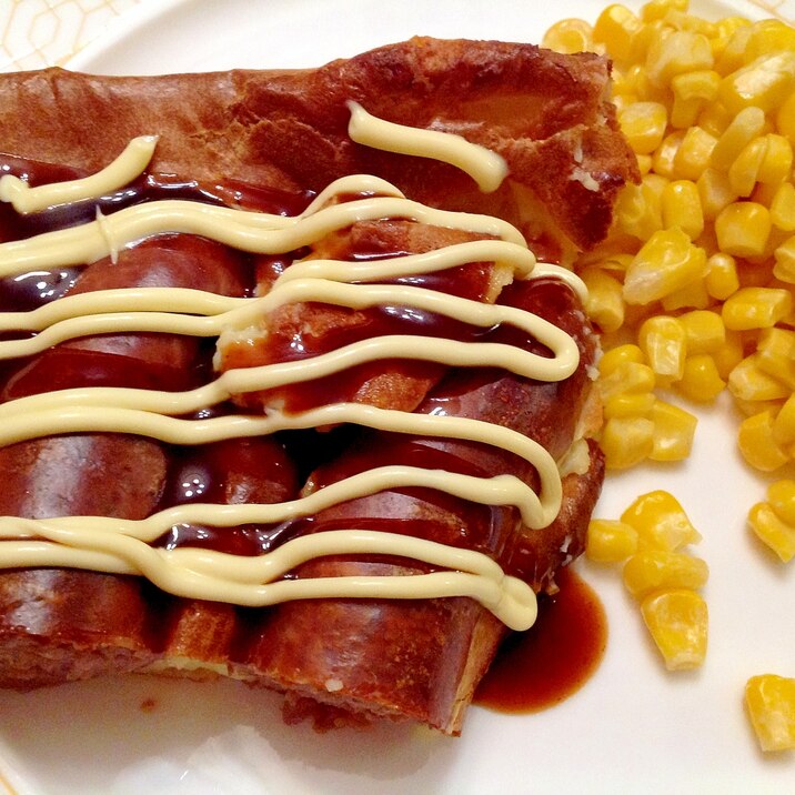 お好み焼き粉でトードインザホール